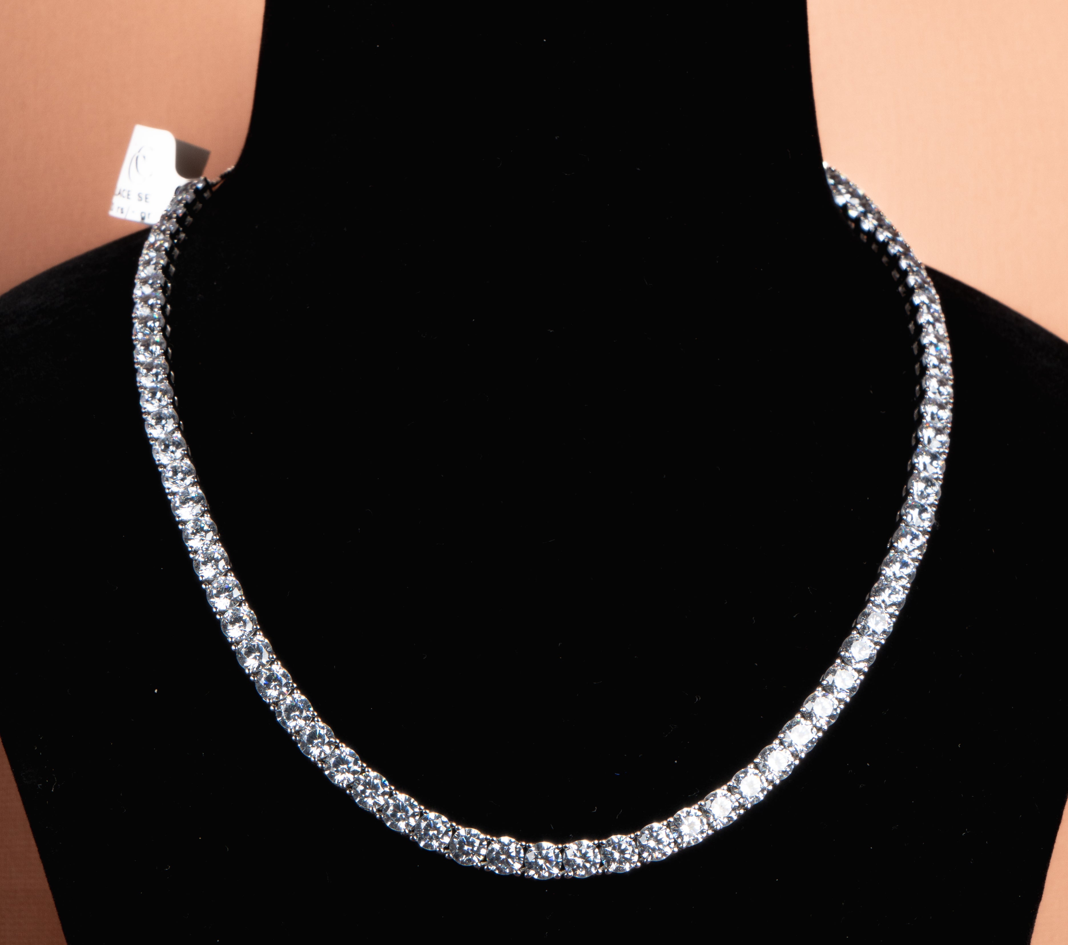 Virelle Tennis Silver Necklace