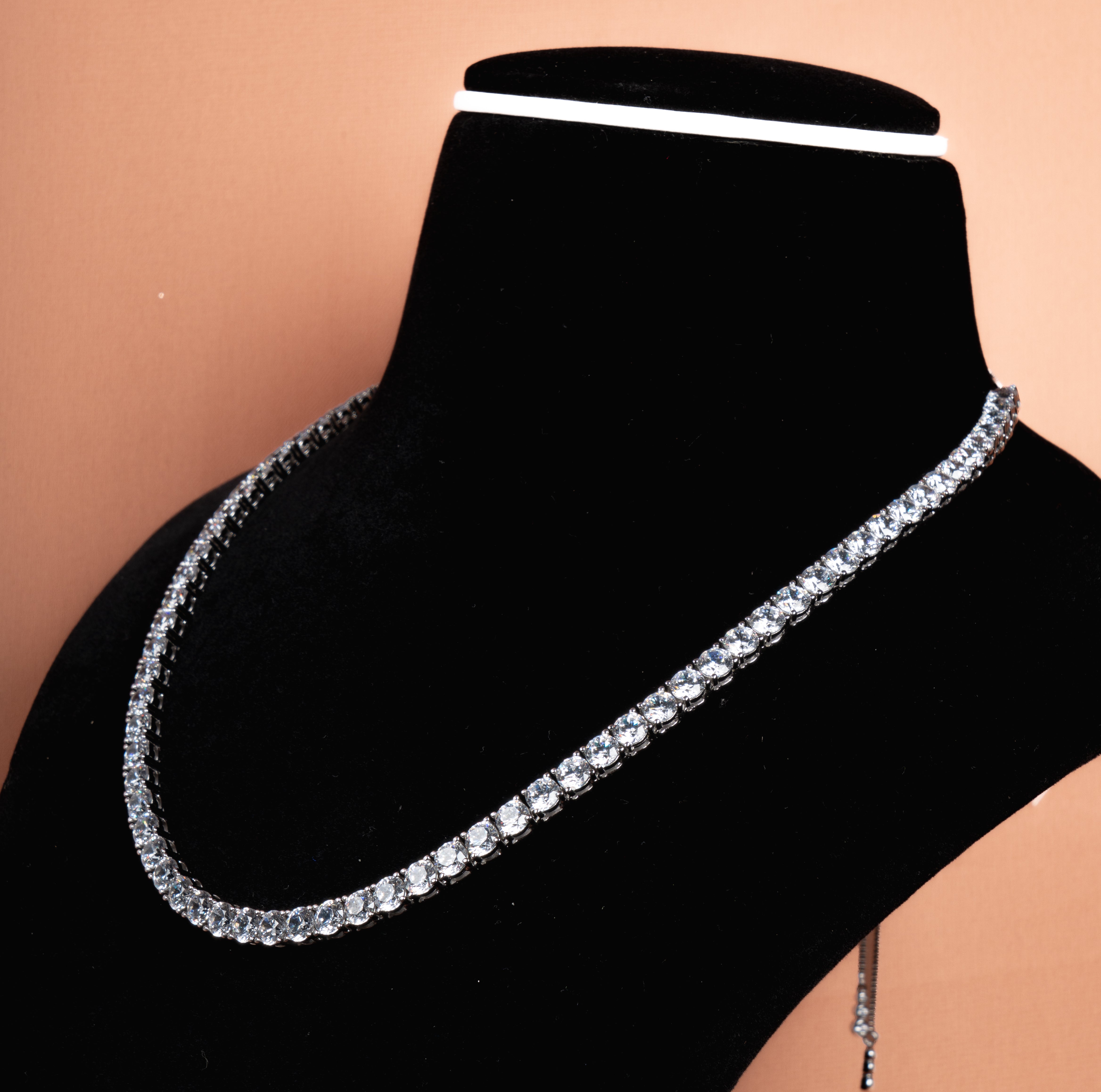 Virelle Tennis Silver Necklace