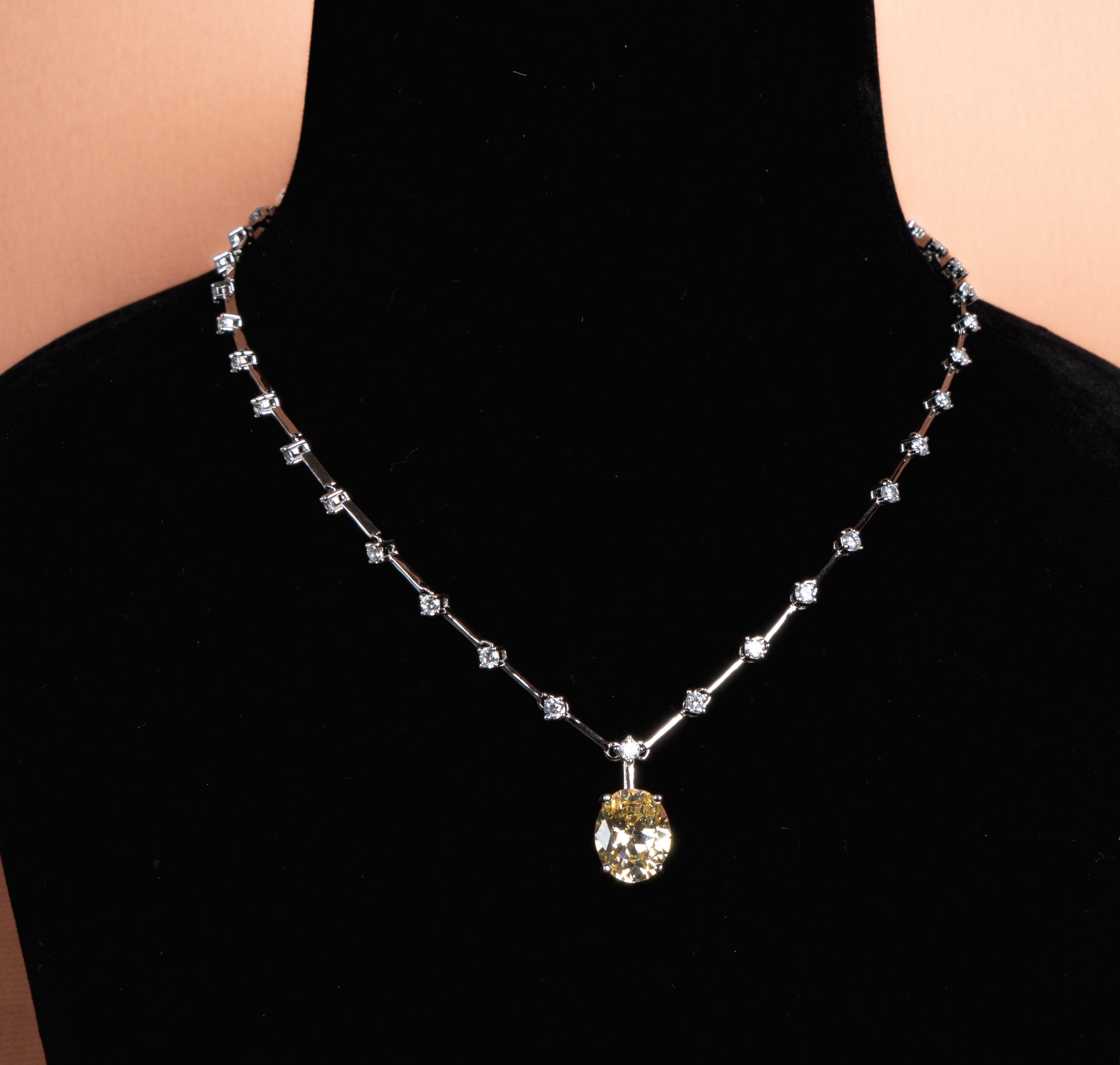 Lumiora Solitaire Necklace and Stud Earrings Set