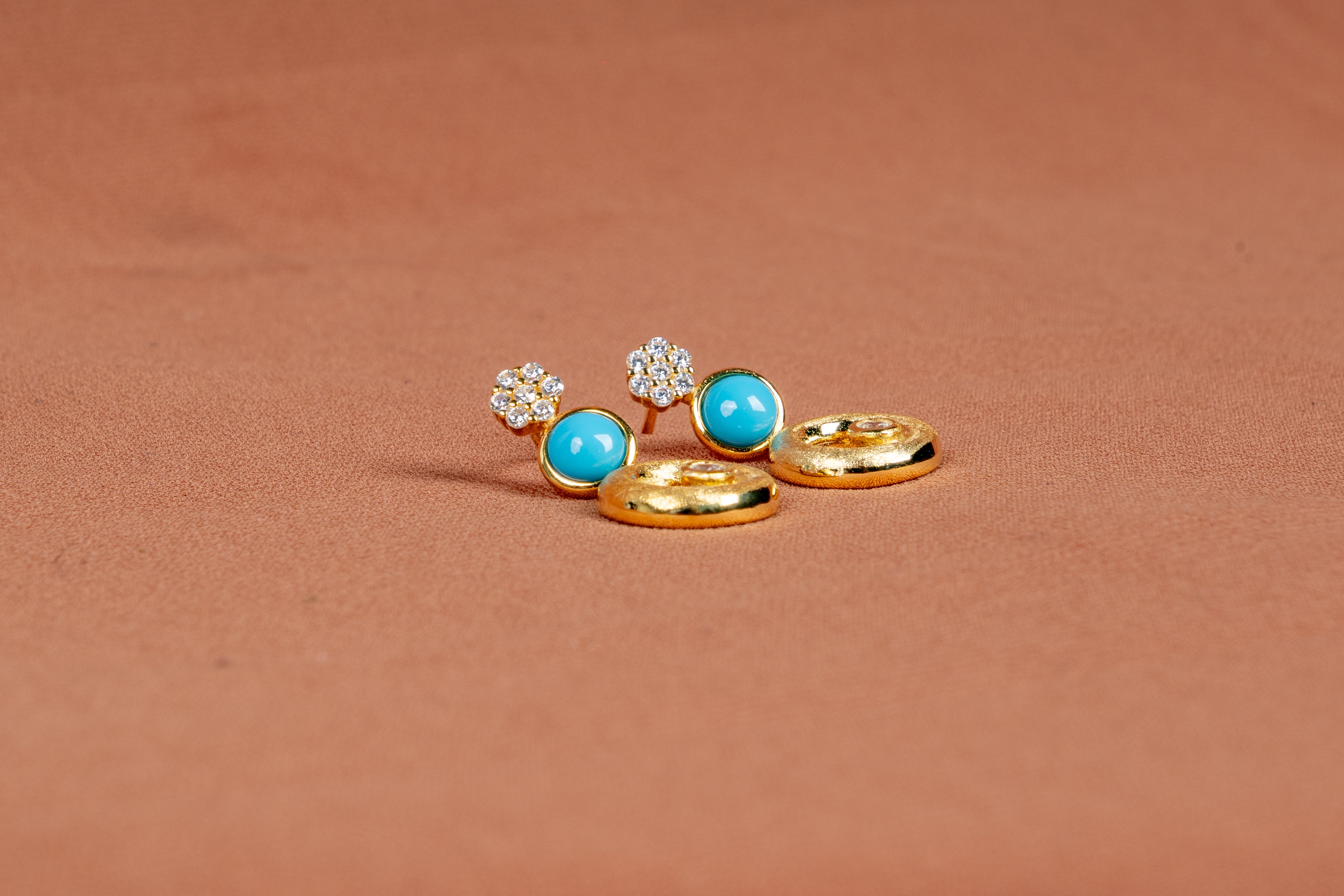 Orlisse Layered Necklace and Drop Earrings Set